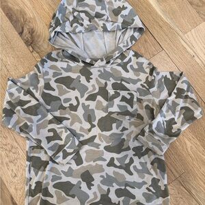 Free Fly Apparel Kids Camo Bamboo Performance Hoodie GUC Size 6T